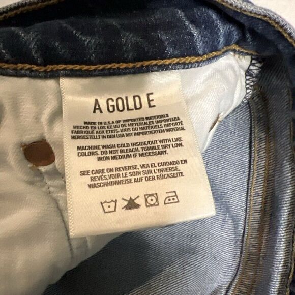 Agolde Nico High Rise Slim Jeans Womens Size 30 Button Fly Ankle - Picture 8 of 8